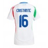 Italia Bryan Cristante #16 Bortedrakt Kvinner EM 2024 Kortermet